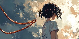 恋爱漫画《晚风知我意》封面